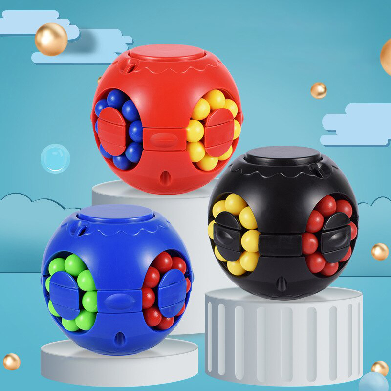Fidget Spinner Bearing - Puzzle Kacang Ajaib Kubus Spinner Mainan