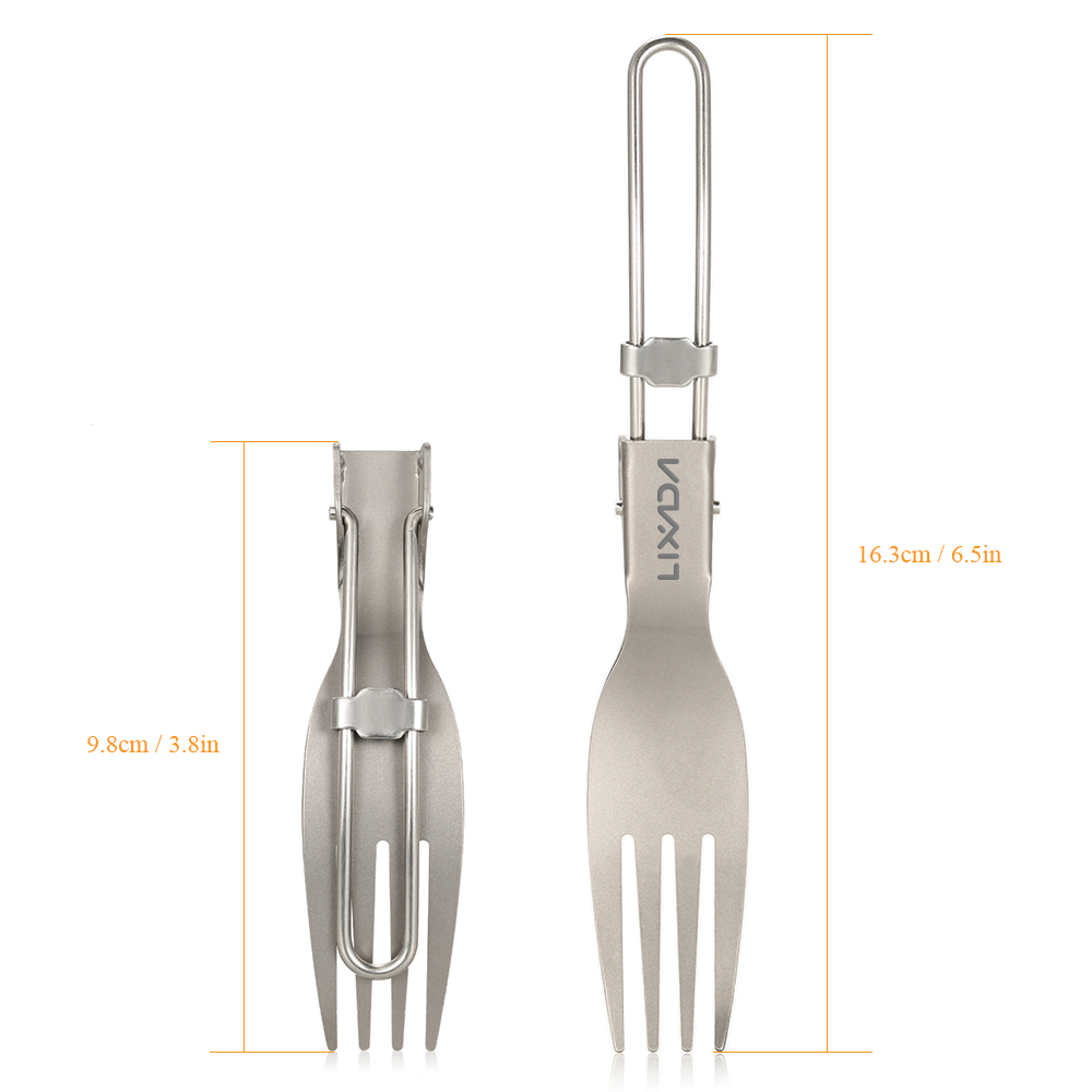 Lixada garpu lipat Titanium, U - Edc Everyday Carry Knives ulasan dan harga