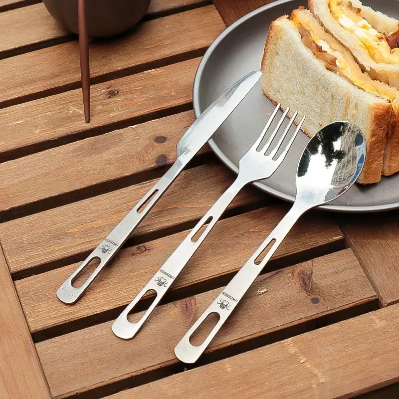 HWZBBEN Set pisau sendok garpu - Edc Everyday Carry Knives ulasan dan harga