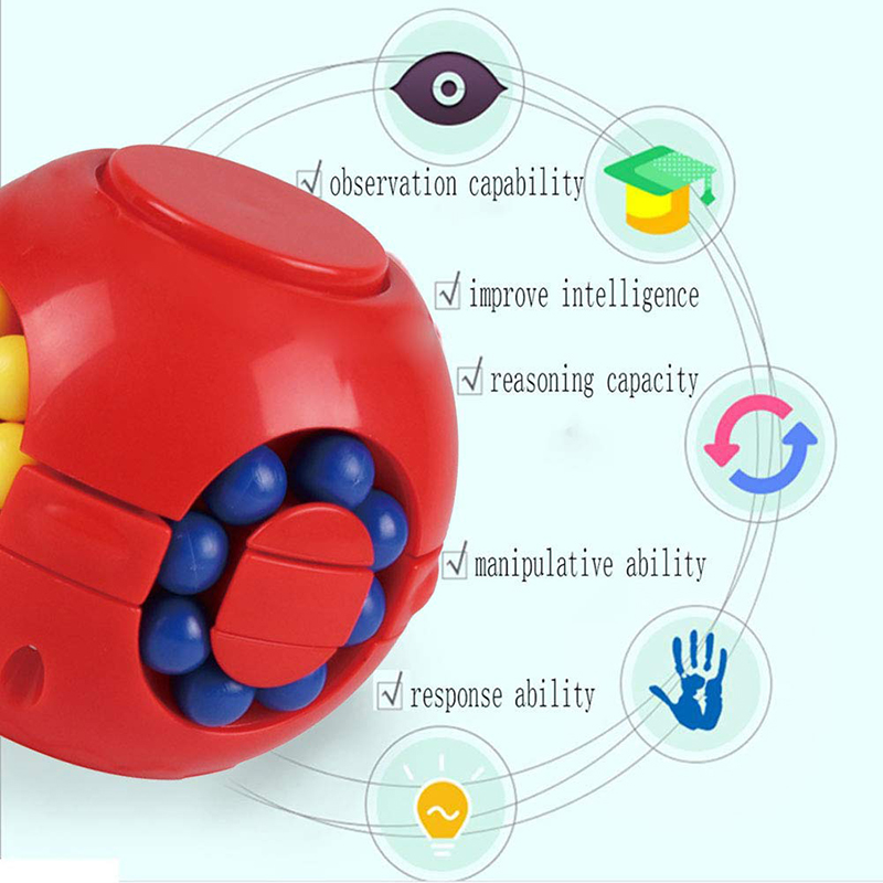 Puzzle Kacang Ajaib Kubus Spin - Fidget Spinner Bearing ulasan dan harga