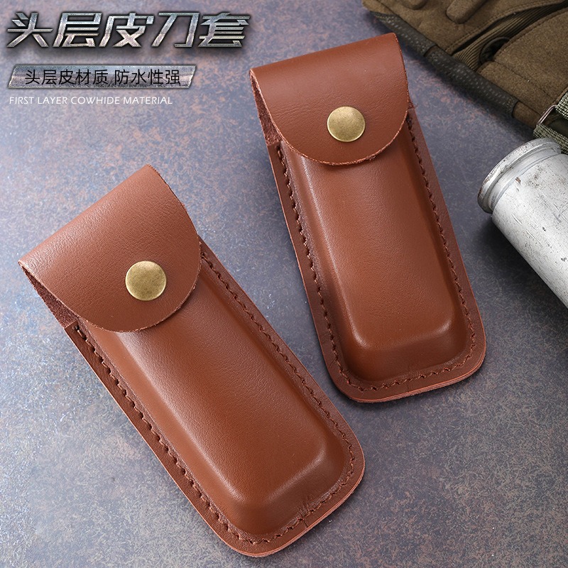 Sarung Pisau Kulit Asli untuk  - Edc Carry Belt Leather ulasan dan harga